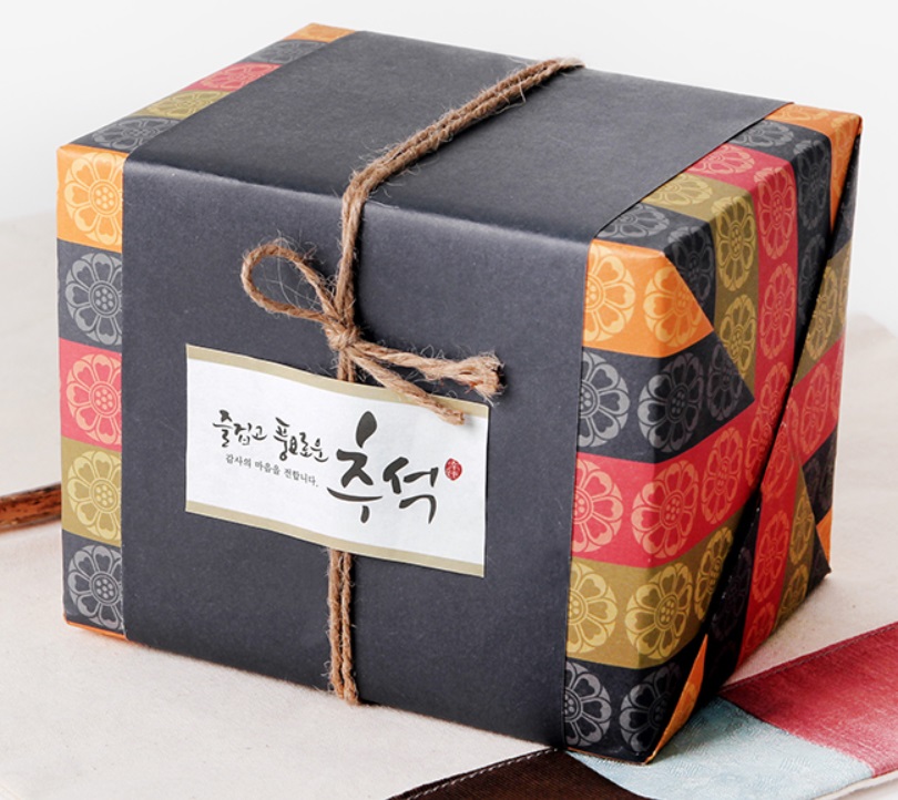 Korean modern pattern wrapping paper book style, Paper Packaging