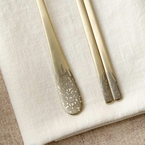 [NMK] King & Queen Spoon and Chopstick Duo - Image 2