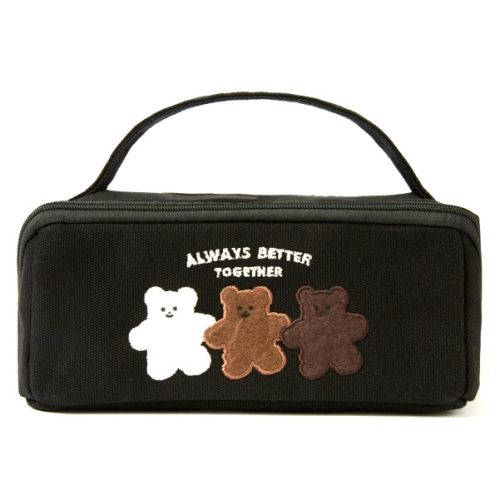 [ArtBox] Teddy Bear Trio Handle Pouch - Image 2